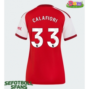 Arsenal Riccardo Calafiori #33 Hemmatröja Kvinnor 2026-27 Kortärmad